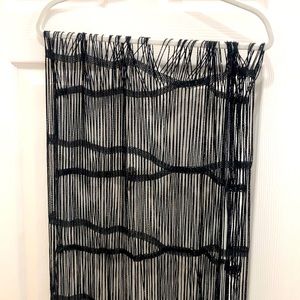 Vintage! Black and silver shawl